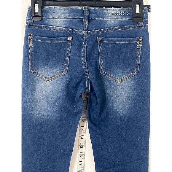 Vigoss Girls’ Patched Jeggings Size 12 - Picture 7 of 13